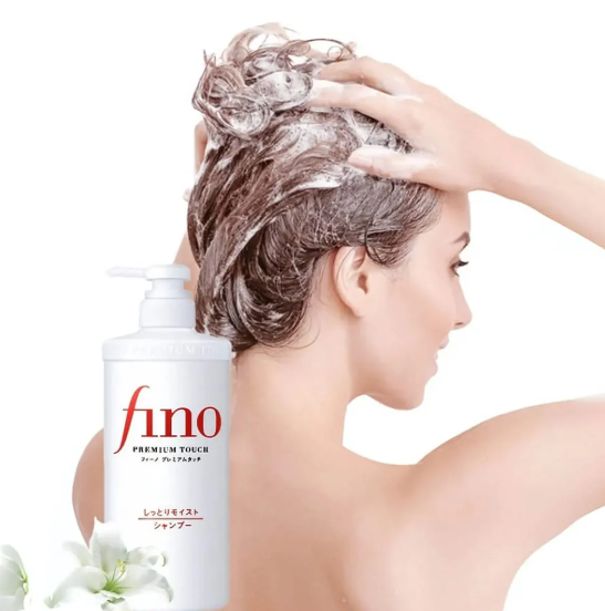 SHISEIDO FINO PREMIUM TOUCH HAIR SHAMPOO SHAMPOO RIPARATORE PER CAPELLI- 550ML