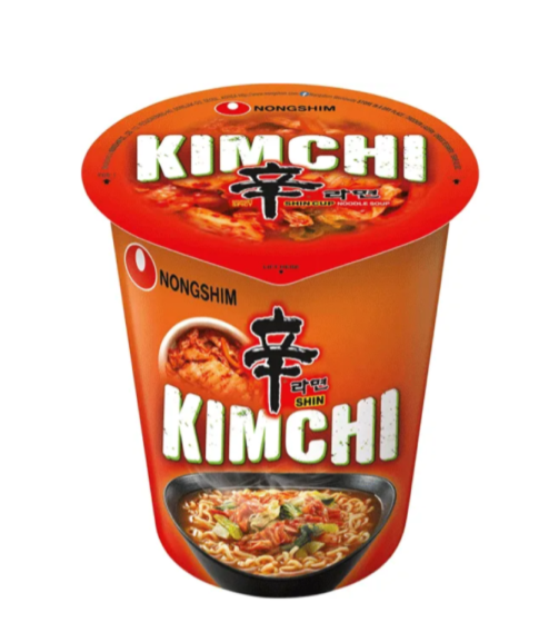 SHIN KIMCHI RAMEN CUP NOODLES COREANI ISTANTANEI AL KIMCHI 68G