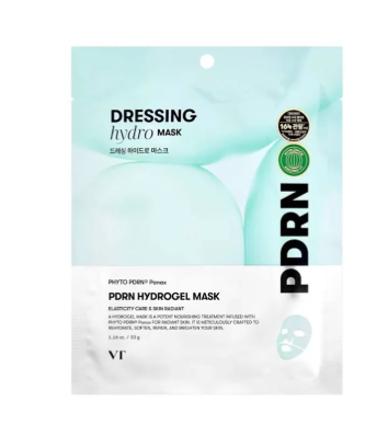 VT COSMETICS PDRN HYDROGEL MASK MASCHERA VISO ELASTICIZZANTE E RIGENERANTE 33G