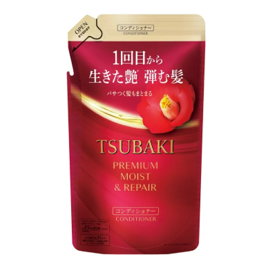 RICARICA TSUBAKI PREMIUM MOIST & REPAIR CONDITIONER BALSAMO RIPARATORE IDRATANTE PER CAPELLI SECCHI E DANNEGGIATI  300ML