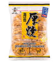 WANT WANT SEAWEED RICE CRACKERS BISCOTTI DI RISO ALLE ALGHE 160G