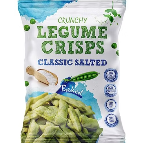 WANTWANTCRUNCHY LEGUME CRISPS CLASSIC SALTED SNACK DI LEGUMI CROCCANTI AL FORNO GUSTO CLASSICO 85G