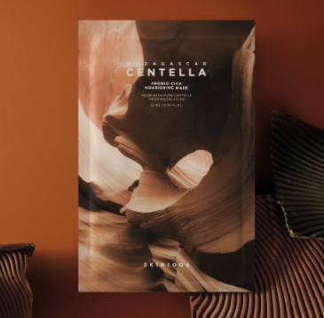 1PZ SKIN1004 MADAGASCAR CENTELLA AMPOULE MASK MASCHERA VISO LENITIVA IDRATANTE ALLA CENTELLA 22ML*1PZ