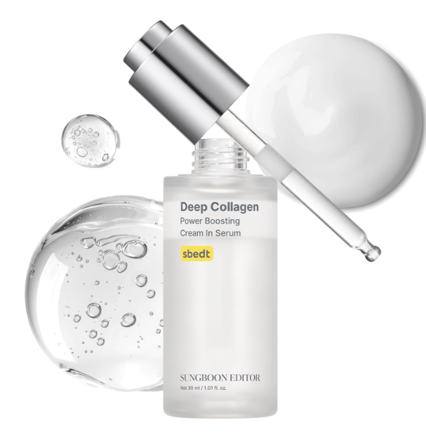 SUNGBOON EDITOR DEEP COLLAGEN POWER BOOSTING CREAM IN SERUM – SIERO VISO ANTIRUGHE CON COLLAGENE 30ML
