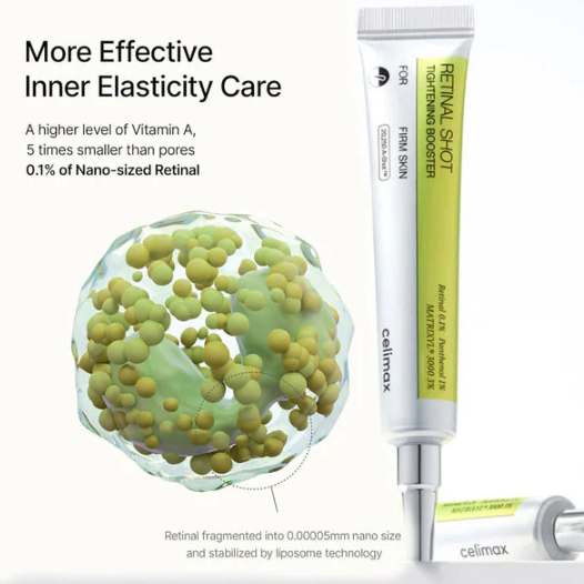 CELIMAX RETINAL SHOT TIGHTENING BOOSTER – TRATTAMENTO VISO RASSODANTE CON RETINAL PER PELLI MATURE 15ML