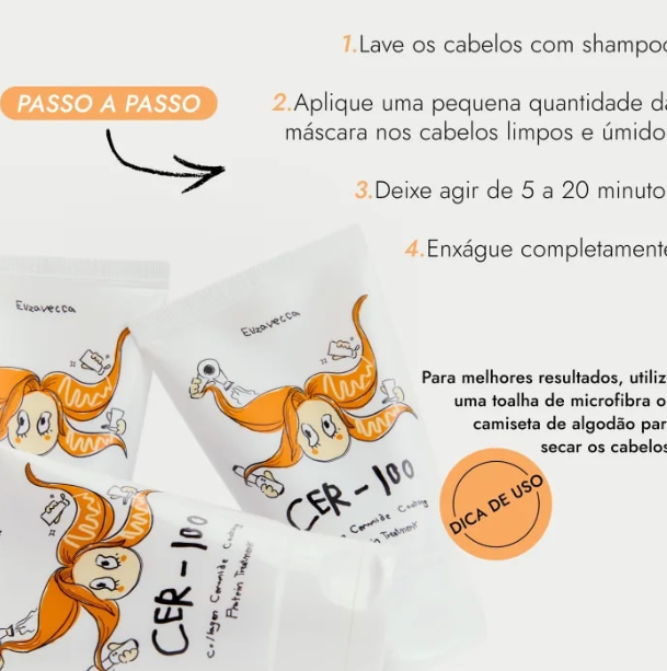 ENZAVECCA CER-100 COLLAGEN CERAMIDE COATING PROTEIN TREATMENT – MASCHERA CAPELLI RISTRUTTURANTE CON COLLAGENE E CERAMIDI 100ML