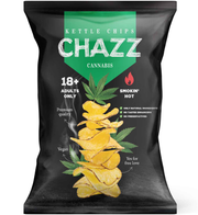 CHAZZ KETTLE CHIPS GUSTO CANNABIS PICCANTI – PATATINE CROCCANTI VEGAN 90G