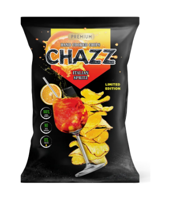 CHAZZ KETTLE CHIPS ITALIAN SPRITZ – PATATINE CROCCANTI GUSTO SPRITZ LIMITED EDITION 90G