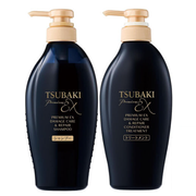 TSUBAKI PREMIUM EX DAMAGE CARE & REPAIR SET – SHAMPOO + BALSAMO RIPARATORE CON OLIO DI CAMELIA 400ML + 400ML