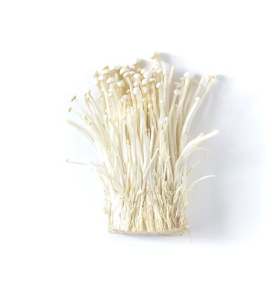 FUNGHI ENOKI FRESCHI – DELICATI E CROCCANTI (100G)