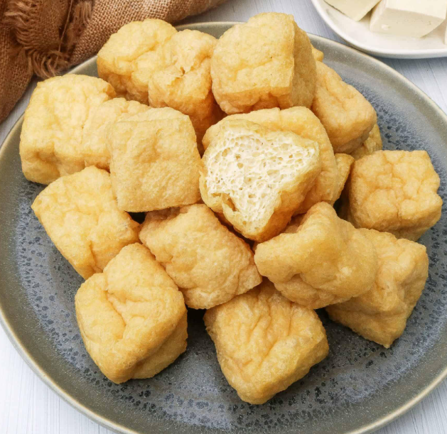 TOFU FRITTO SOFFICE (TOFU PUFF) – LEGGERO E ASSORBENTE (100G)