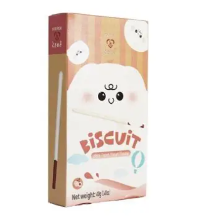 BISCOTTI ALLA PESCA – SNACK DOLCE CROCCANTE GUSTO PEACH 40G
