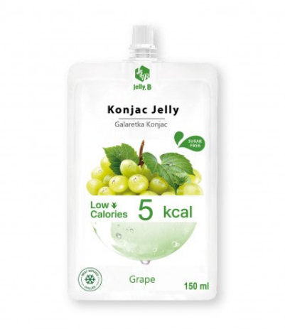 KONJAC JELLY ALL’UVA – GELATINA IPOCALORICA 5 KCAL SENZA ZUCCHERO 150ML