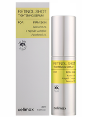 CELIMAX RETINOL SHOT TIGHTENING SERUM – SIERO VISO RASSODANTE CON RETINOLO 0,1% E PEPTIDI 30ML