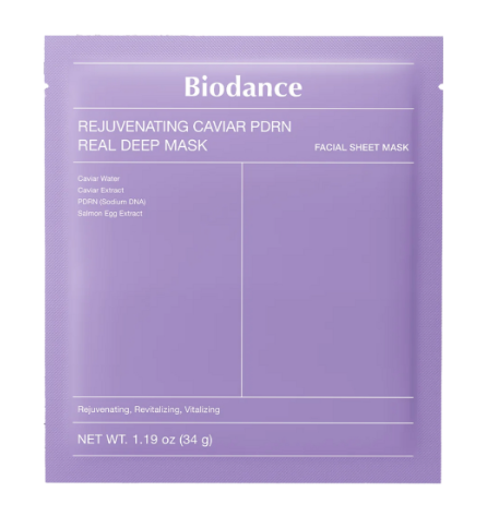 BIODANCE REJUVENATING CAVIAR PDRN REAL DEEP MASK – MASCHERA VISO RIGENERANTE AL CAVIALE E PDRN 34G