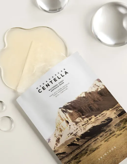 SKIN1004 MADAGASCAR CENTELLA WATERGEL SHEET AMPOULE MASK – MASCHERA VISO LENITIVA E IDRATANTE ALLA CENTELLA 25ML