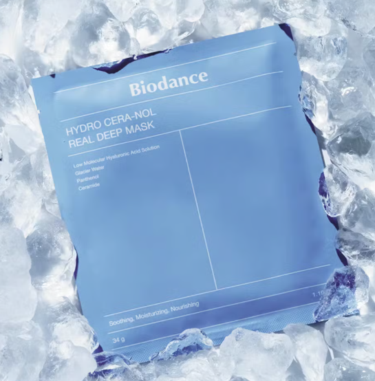 BIODANCE HYDRO CERA-NOL REAL DEEP MASK – MASCHERA VISO IDRATANTE E LENITIVA CON CERAMIDI E PANTENOLO 34G