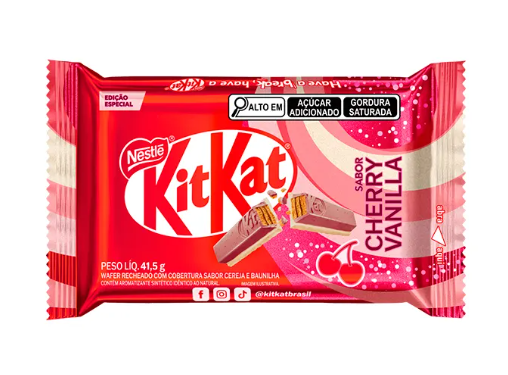 NESTLÉ KITKAT CHERRY VANILLA – WAFER AL CIOCCOLATO GUSTO CILIEGIA E VANIGLIA 41,5G