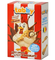 TABBY LOOKS FRIED CRUNCH MILK FILLED – SNACK CROCCANTE AL CIOCCOLATO RIPIENO AL LATTE 24G