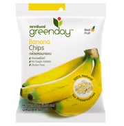 GREENDAY BANANA CHIPS – CHIPS DI BANANA CROCCANTI 100% NATURALI SENZA ZUCCHERI AGGIUNTI 50G