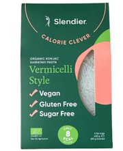SLENDIER VERMICELLI STYLE DI KONJAC BIOLOGICO 400G – NOODLES DI KONJAC VEGAN SENZA GLUTINE