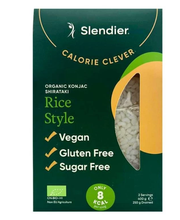 SLENDIER RICE STYLE DI KONJAC BIOLOGICO 400G – RISO DI KONJAC VEGAN SENZA GLUTINE