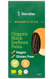 SLENDIER ORGANIC BLACK SOYBEAN PASTA SPAGHETTI STYLE 200G – PASTA DI SOIA NERA BIOLOGICA SENZA GLUTINE