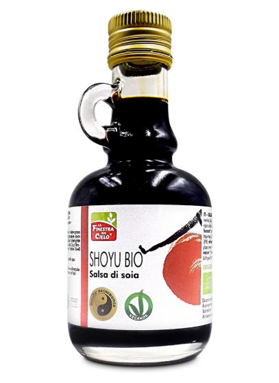 LA FINESTRA SUL CIELO SHOYU BIO SALSA DI SOIA 250ML – SALSA DI SOIA GIAPPONESE BIOLOGICA FERMENTATA
