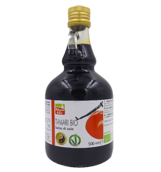 LA FINESTRA SUL CIELO TAMARI BIO SALSA DI SOIA 500ML – SALSA DI SOIA GIAPPONESE BIOLOGICA SENZA FRUMENTO
