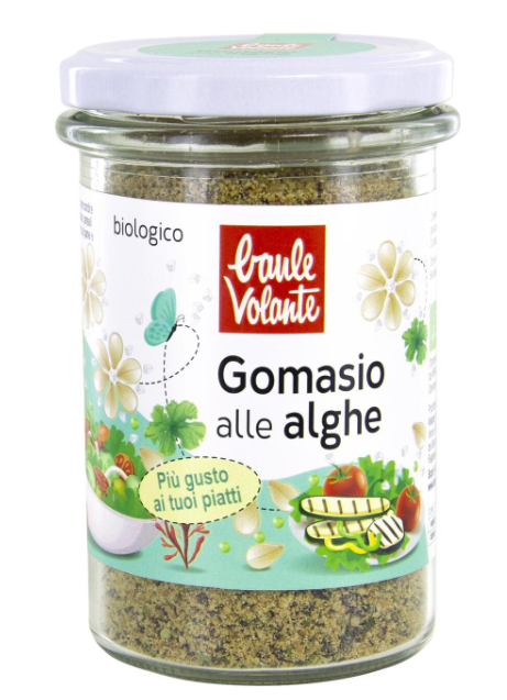 BAULE VOLANTE GOMASIO ALLE ALGHE BIOLOGICO 150G – CONDIMENTO A BASE DI SESAMO E ALGHE