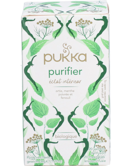 PUKKA PURIFIER BIOLOGICO 36G – TISANA DETOX CON ORTICA, MENTA PIPERITA E FINOCCHIO