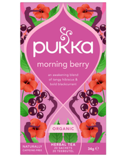 PUKKA MORNING BERRY BIOLOGICO 34G – TISANA AI FRUTTI DI BOSCO E IBISCO SENZA CAFFEINA