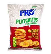 PRO PLATANITOS MADUROS CON SAL – CHIPS DI BANANA PLANTAIN DOLCI E SALATE 70,9G