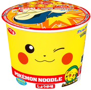 POKÉMON NOODLE SHOYU FLAVOUR – NOODLES ISTANTANEI GIAPPONESI AL GUSTO SALSA DI SOIA CON STICKER POKÉMON 38G