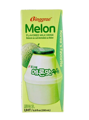 BINGGRAE MELON FLAVORED MILK DRINK 200ML – BEVANDA AL LATTE AL GUSTO MELONE COREANA