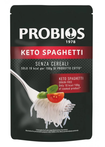 PROBIOS KETO SPAGHETTI SENZA CEREALI – SPAGHETTI LOW CARB KETO FRIENDLY 75G