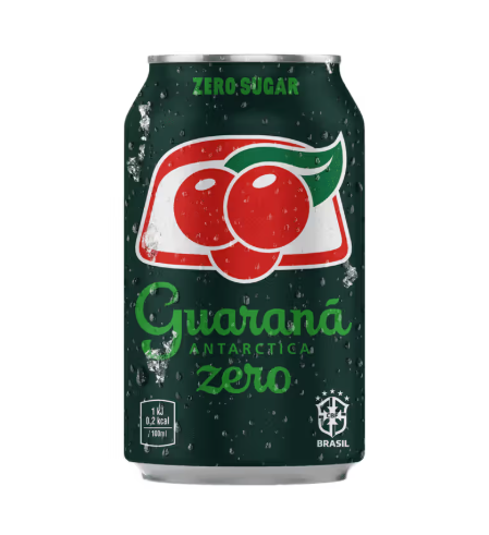 GUARANÁ ANTARCTICA ZERO 330ML – BIBITA ANALCOLICA FRIZZANTE AL GUARANÀ SENZA ZUCCHERI