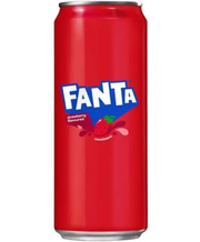 FANTA STRAWBERRY FLAVOUR DRINK 330ML – BIBITA GASSATA AL GUSTO FRAGOLA
