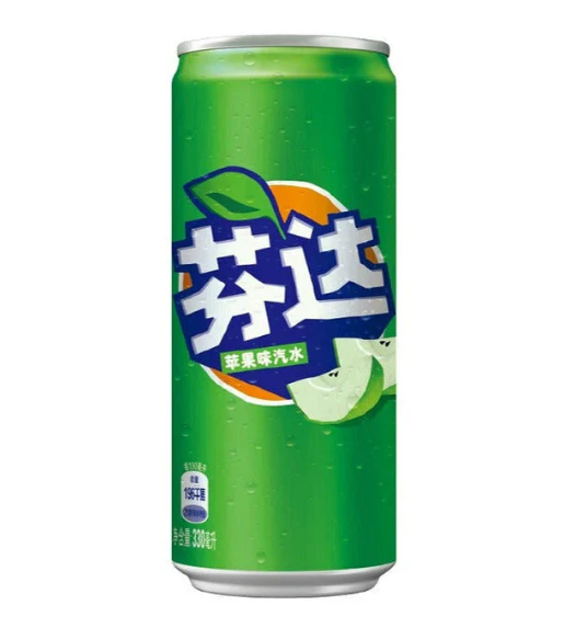 FANTA MELA – BIBITA GASSATA AL GUSTO MELA 330ML