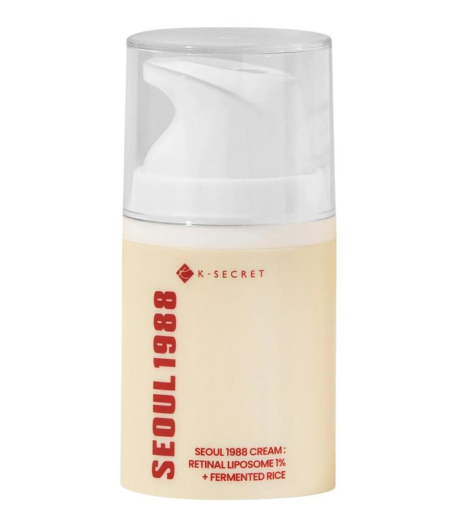 K-SECRET SEOUL 1988 CREAM RETINAL LIPOSOME 1% + FERMENTED RICE 50ML – CREMA VISO ANTI-ETÀ CON RETINAL E RISO FERMENTATO