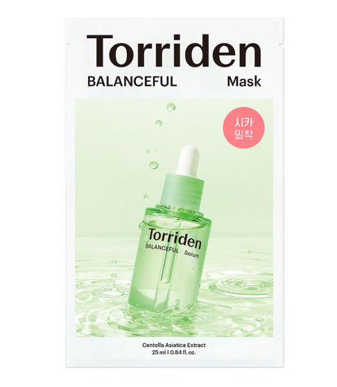 TORRIDEN BALANCEFUL CICA MASK 25ML – MASCHERA VISO LENITIVA E IDRATANTE CON CENTELLA ASIATICA