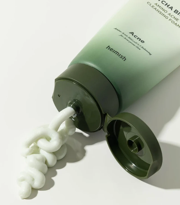 HEIMISH MATCHA BIOME AMINO ACNE CLEANSING FOAM 150ML – DETERGENTE VISO SCHIUMOGENO CON MATCHA E ACIDO SALICILICO