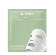 BIODANCE REFRESHING SEA KELP REAL DEEP MASK – MASCHERA VISO IN TESSUTO ALLE ALGHE MARINE 34G Mood Market