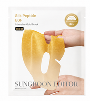 SUNGBOON EDITOR SILK PEPTIDE EGF INTENSIVE GOLD MASK – MASCHERA VISO IN BIOCELLULOSA E ORO 37G Mood Market