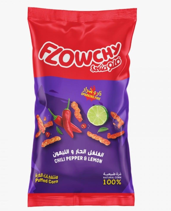 Snack Mais Piccante FLOWCHY SPARKING FIRE Chili Pepper & Lemon 48G Mood Market