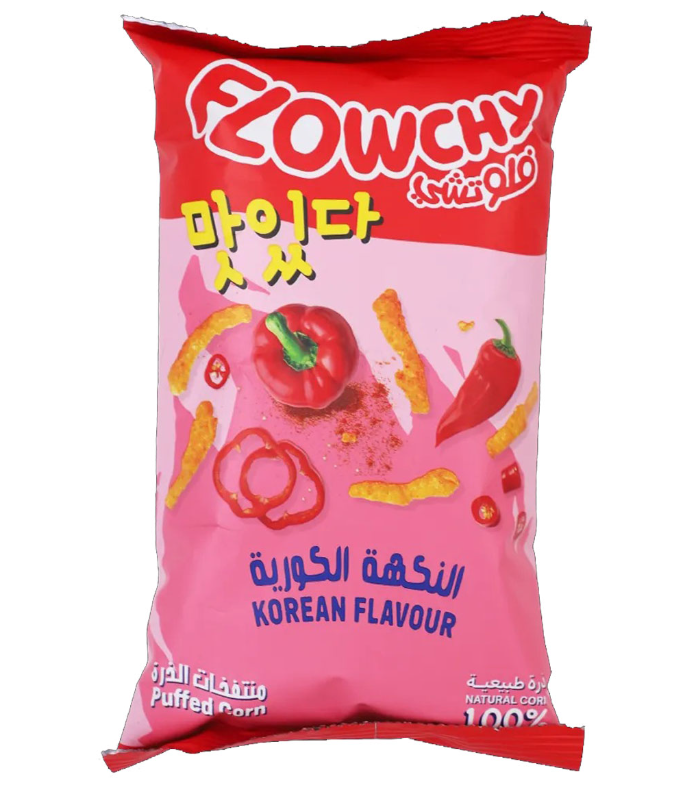 Snack al mais coreano FLOWCHY KOREAN FLAVOUR 48G Mood Market