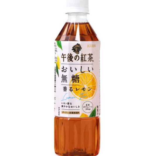 kirin gogo no kocha oishii muto kaoru lemon tè nero giapponese senza zucchero 500ml Mood Market