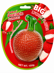 Cokoc peelable gummies big lychee flavor caramella gommosa a forma di litchi 150g Mood Market