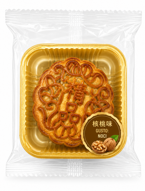 Mooncake cinese tradizionale al gusto noci walnut 60g Mood Market