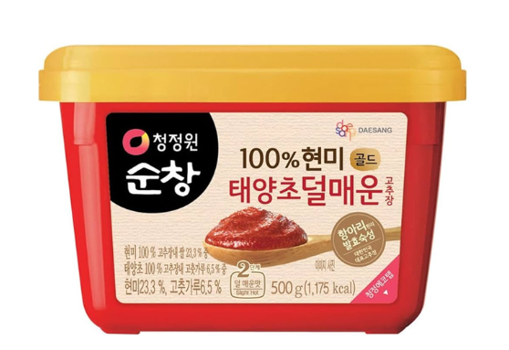 CHUNGJUNGONE SUNCHANG 100% BROWN RICE GOLD TAEYANGCHO GOCHUJANG PASTA DI PEPERONCINO COREANA 500G Mood Market